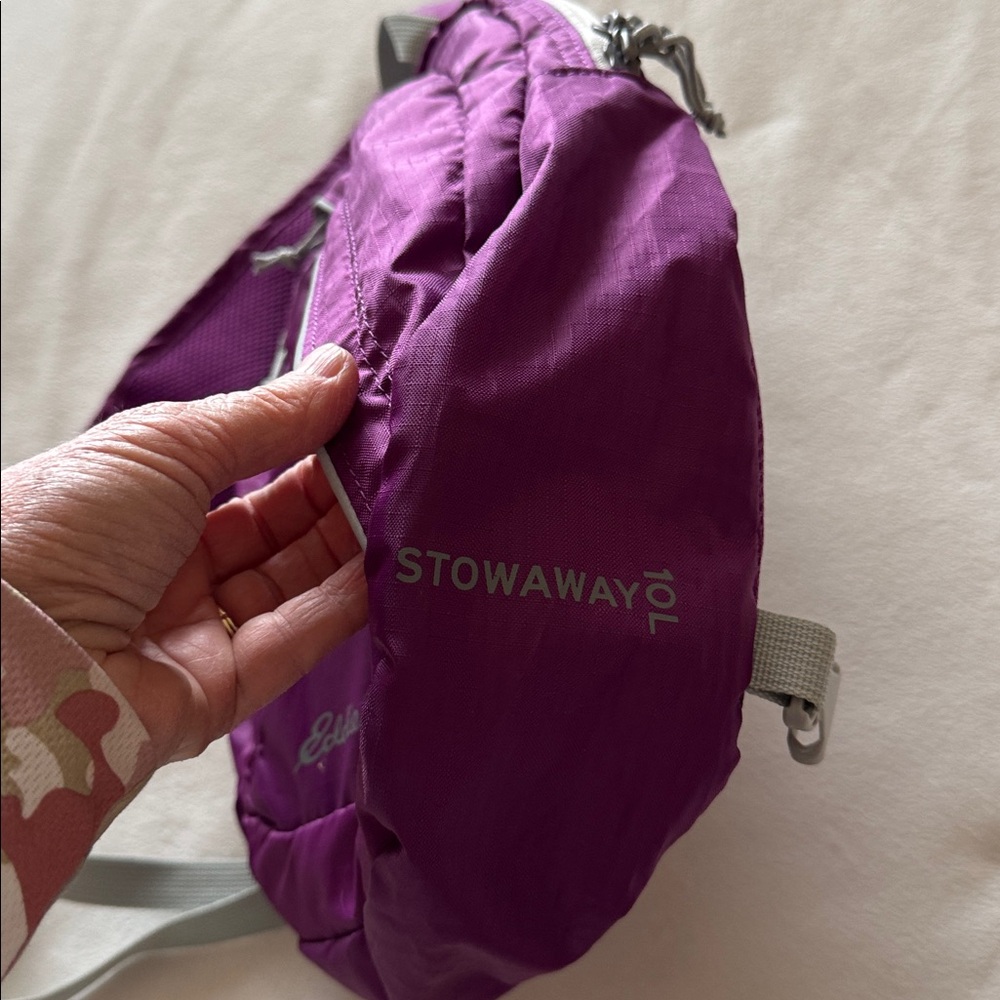 Eddie Bauer Purple Backpack - Picture 2 of 9